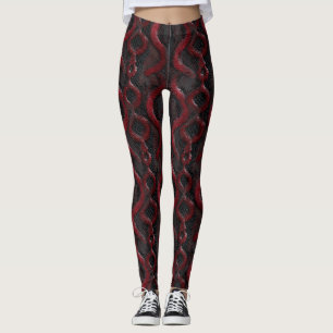 Exotic Motif Flower Couple Gift Running Leggings