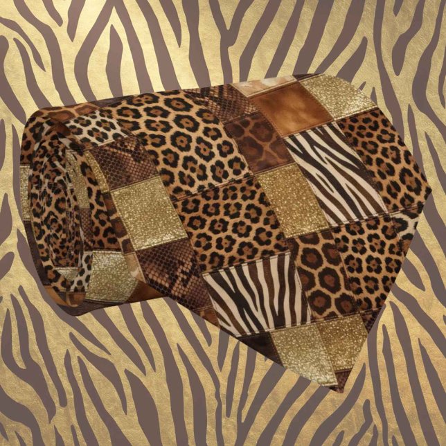 Exotic Neck Tie | Wild African Animal Pattern  (Creator Uploaded)