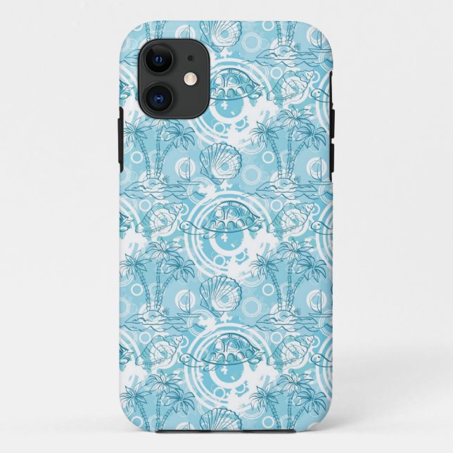 exotic ocean pattern Case-Mate iPhone case (Back)