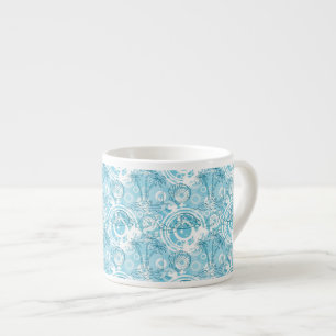 exotic ocean pattern espresso cup
