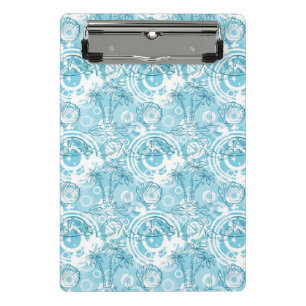 exotic ocean pattern mini clipboard