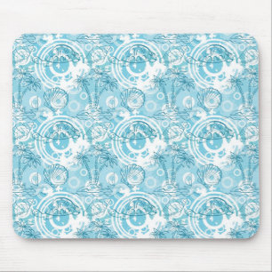 exotic ocean pattern mouse mat