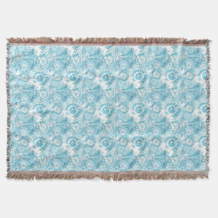 exotic ocean pattern throw blanket