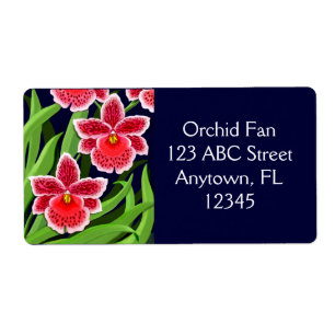 Exotic Odontoglossum Orchids Label