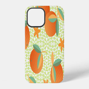 Exotic Orange Fruit: Tropical Vintage. iPhone 12 Case