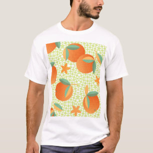 Exotic Orange Fruit: Tropical Vintage. T-Shirt