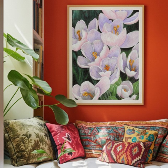 Exotic Orchid Art Print - 20 x 25 cm Glossy Poster (Creator Uploaded)
