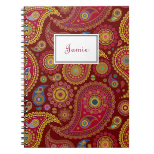 Exotic Paisley Notebook