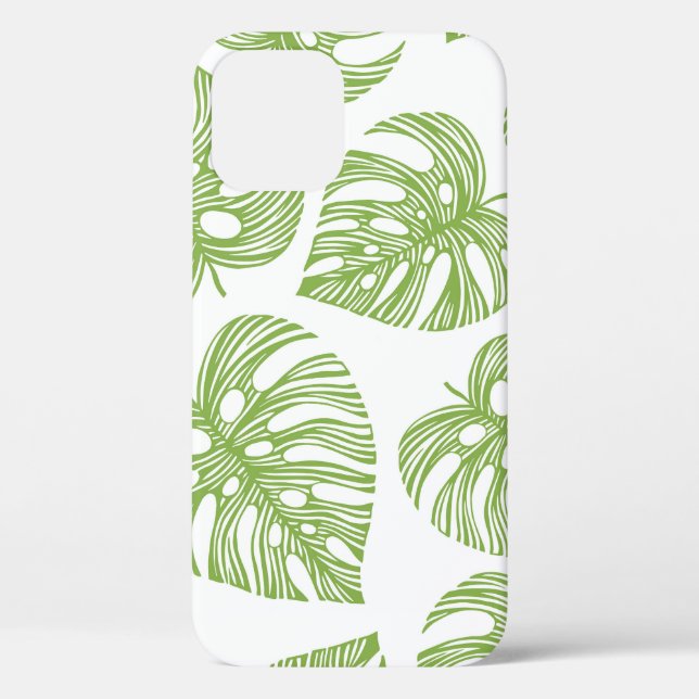 Exotic Palm Leaves Vintage Case-Mate iPhone Case (Back)