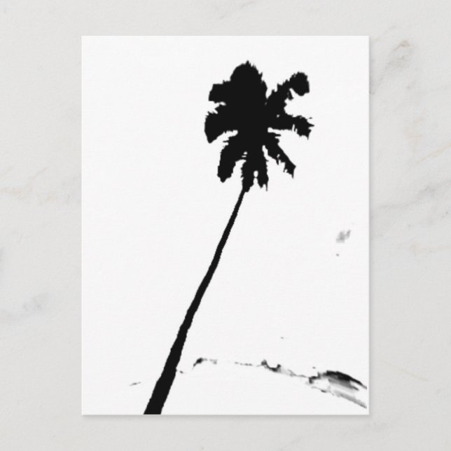 Exotic Palm Tree Postcard (Front)