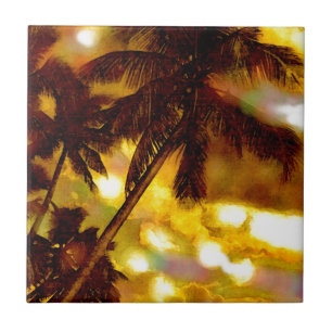Exotic Palm Tree Tile