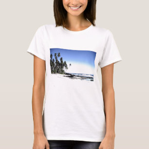 Exotic Palm Trees & Paradise Beach T-Shirt