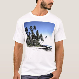 Exotic Palm Trees & Paradise Beach T-Shirt