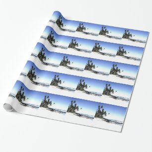 Exotic Palm Trees & Paradise Beach Wrapping Paper
