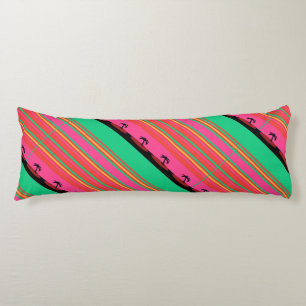 Exotic Palm Trees Swirl Body Cushion