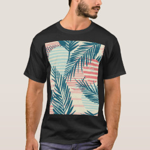 Exotic palms, hand-drawn textures T-Shirt
