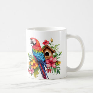 Exotic Parrot Art Cup