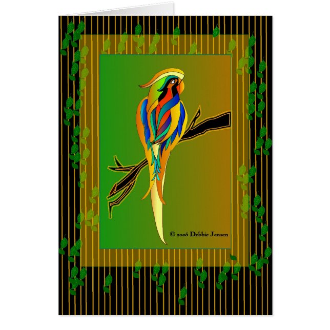 Exotic Parrot by Debbie Jensen (Front)