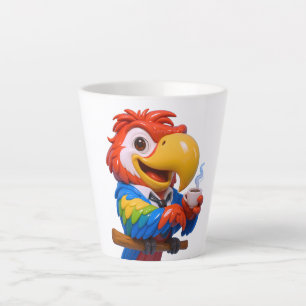 Exotic Parrot Coffee Latte Mug Tropical 