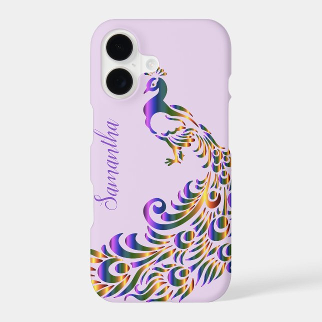 Exotic Peacock iPhone X Case (Back)
