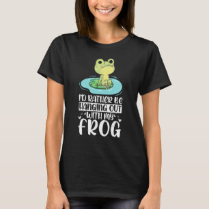 Exotic Pet Amphibian Herpetologist Frog T-Shirt