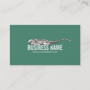 Exotic Pets & Reptiles Store Professional Business Card