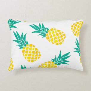 Exotic Pineapples: Yellow Delight. Decorative Cushion