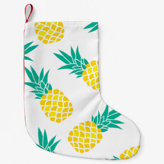 Exotic Pineapples: Yellow Delight. Small Christmas Stocking