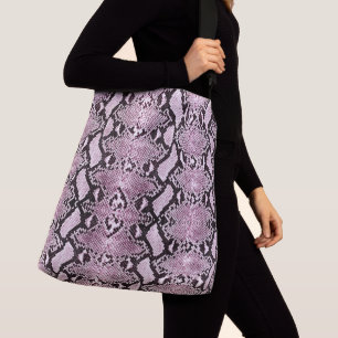 Exotic Pink Wash Python Snakeskin Crossbody Bag