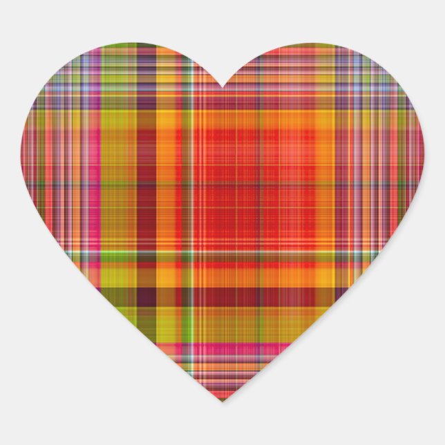 Exotic Plaid Sticker (Front)