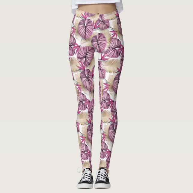 Exotic plants leggings (Front)