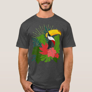 Exotic Plants Ornithology Bird Birdwatcher Tropica T-Shirt