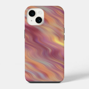 Exotic Plumeria Wavy Texture iPhone 14 Case