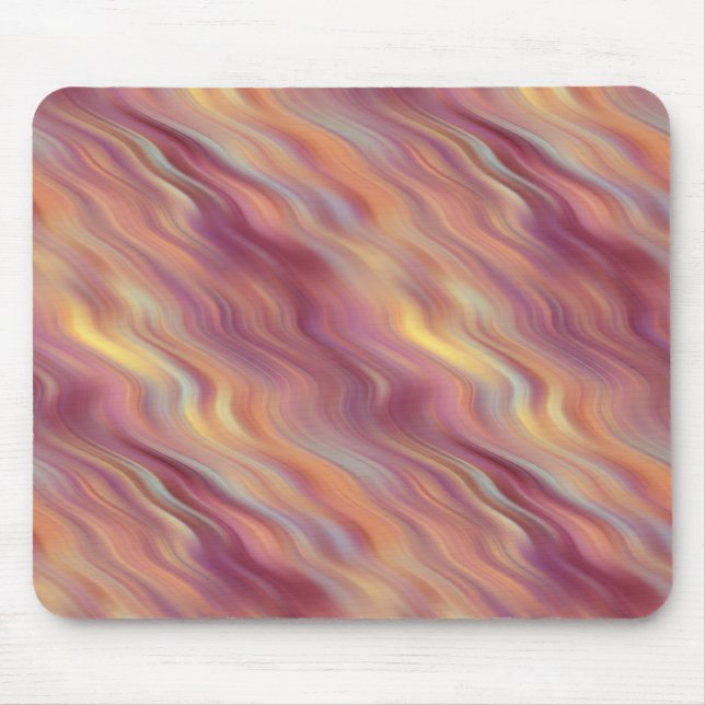 Exotic Plumeria Wavy Texture Mouse Mat (Front)