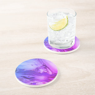 Exotic Purple Marble Coaster