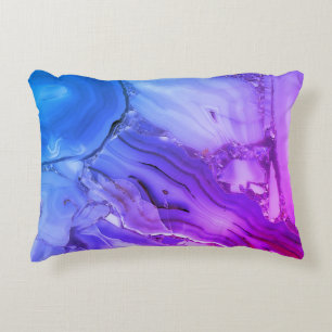 Exotic Purple Marble Decorative Cushion
