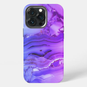 Exotic Purple Marble iPhone 13 Pro Case