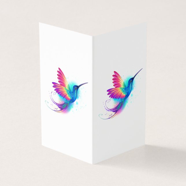 Exotic Rainbow Hummingbird (Outside)