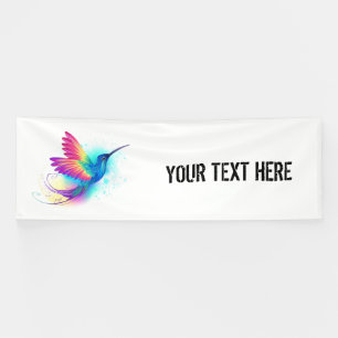 Exotic Rainbow Hummingbird Banner