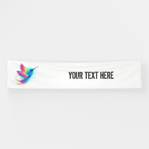 Exotic Rainbow Hummingbird Banner