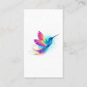 Exotic Rainbow Hummingbird Calling Card