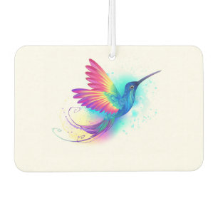 Exotic Rainbow Hummingbird Car Air Freshener