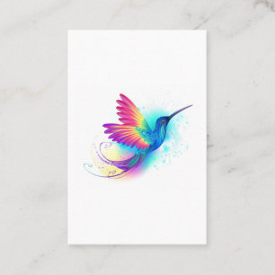 Exotic Rainbow Hummingbird Discount Card