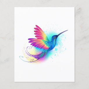 Exotic Rainbow Hummingbird Flyer