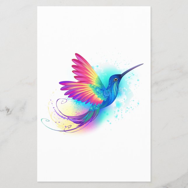 Exotic Rainbow Hummingbird Flyer (Front)