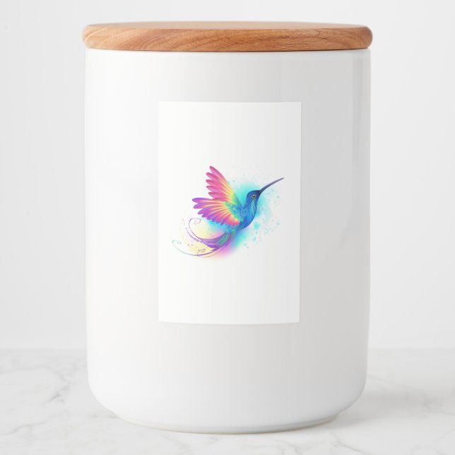 Exotic Rainbow Hummingbird Food Label (Front)