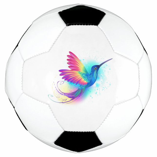 Exotic Rainbow Hummingbird Football (Front)