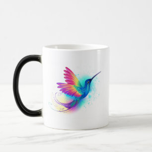 Exotic Rainbow Hummingbird Magic Mug