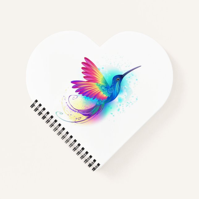 Exotic Rainbow Hummingbird Notebook (Front)