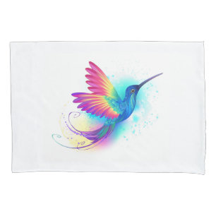 Exotic Rainbow Hummingbird Pillowcase